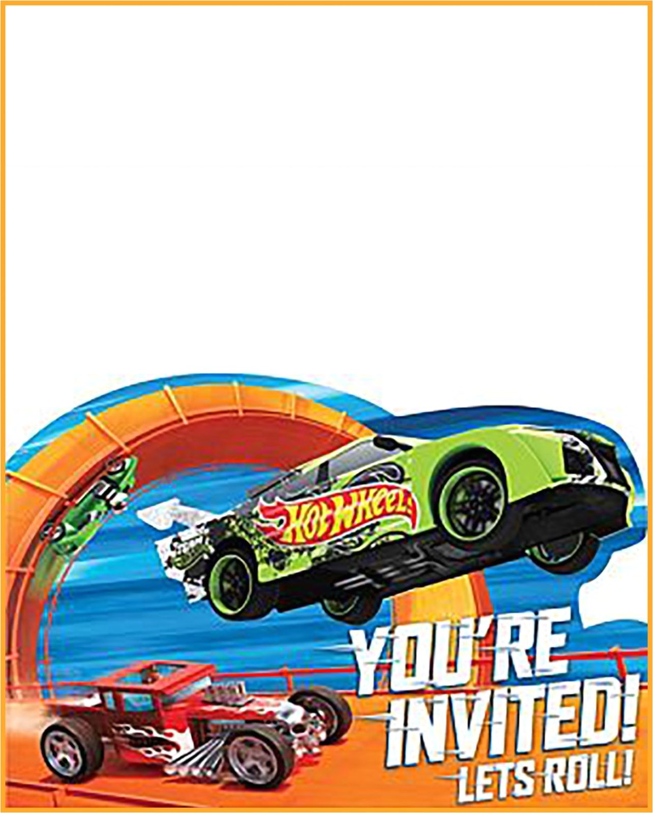 Free Printable Hot Wheels Birthday Party Invitations Free Printable Hot Wheels Invitation Templates for Download