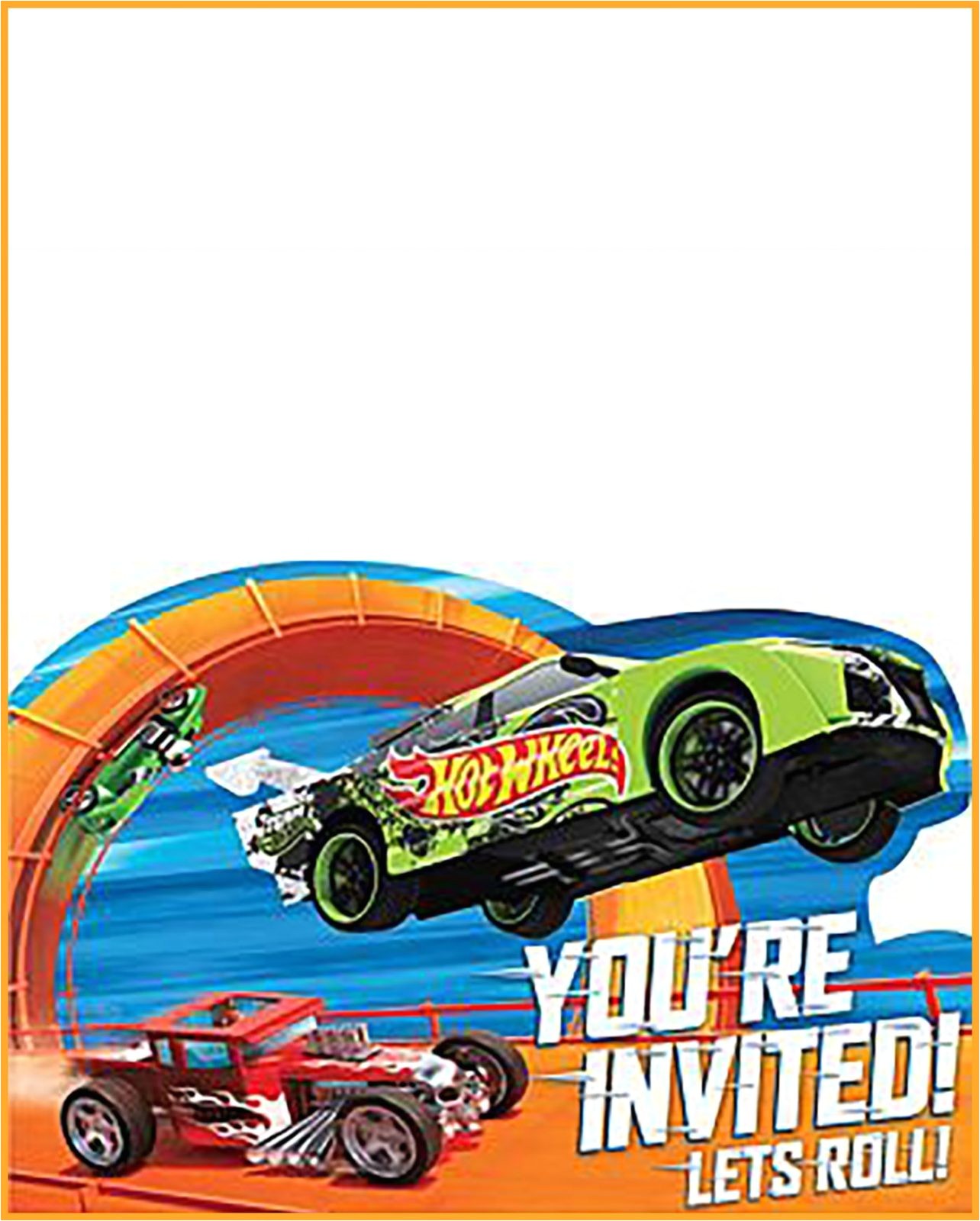 Free Printable Hot Wheels Party Invitations Free Printable Hot Wheels Invitation Templates for Download