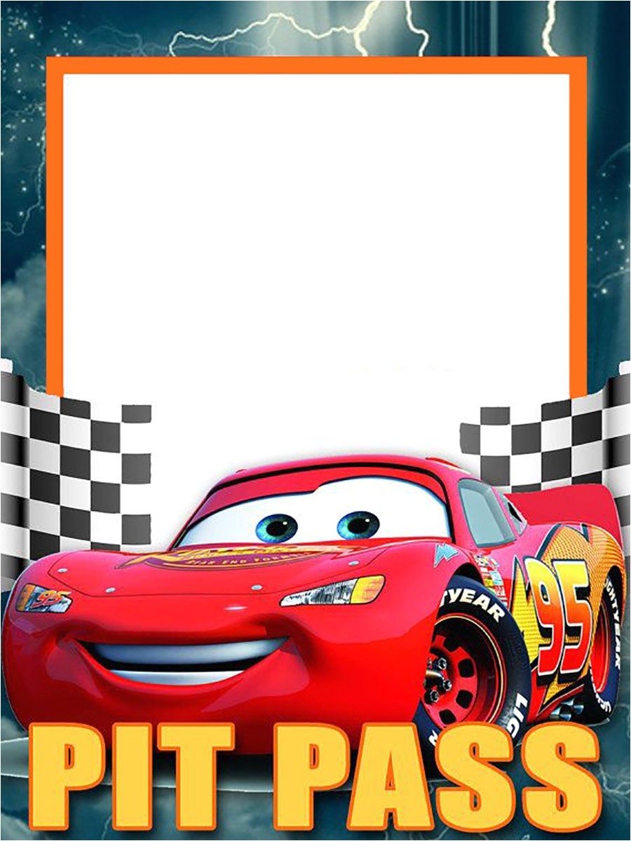 Free Printable Lightning Mcqueen Birthday Party Invitations Lightning Mcqueen Invitation Template Free Free
