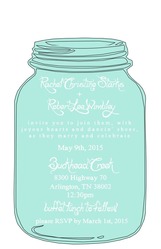 Free Printable Mason Jar Bridal Shower Invitations Free Printable Wedding Invitations Free Printable Wedding