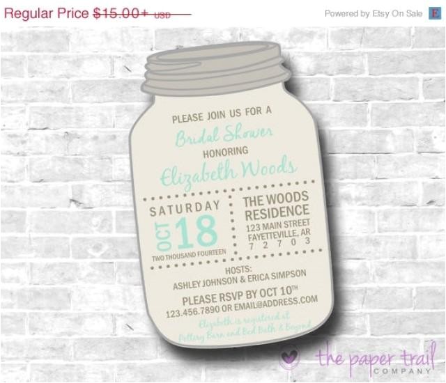 Free Printable Mason Jar Bridal Shower Invitations Mason Jar Cut Out Invitation Printable Mason Jar