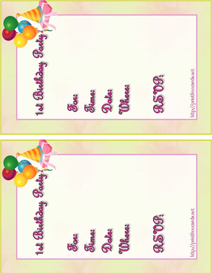Free Printable Personalized Birthday Invitation Cards Party Invitations 10 Personalized Printable Birthday