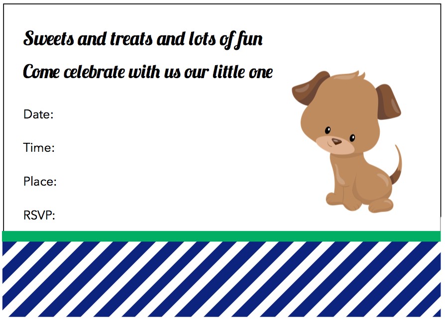 Free Printable Puppy Birthday Invitations Dog Birthday Invitations Free Printable Lijicinu