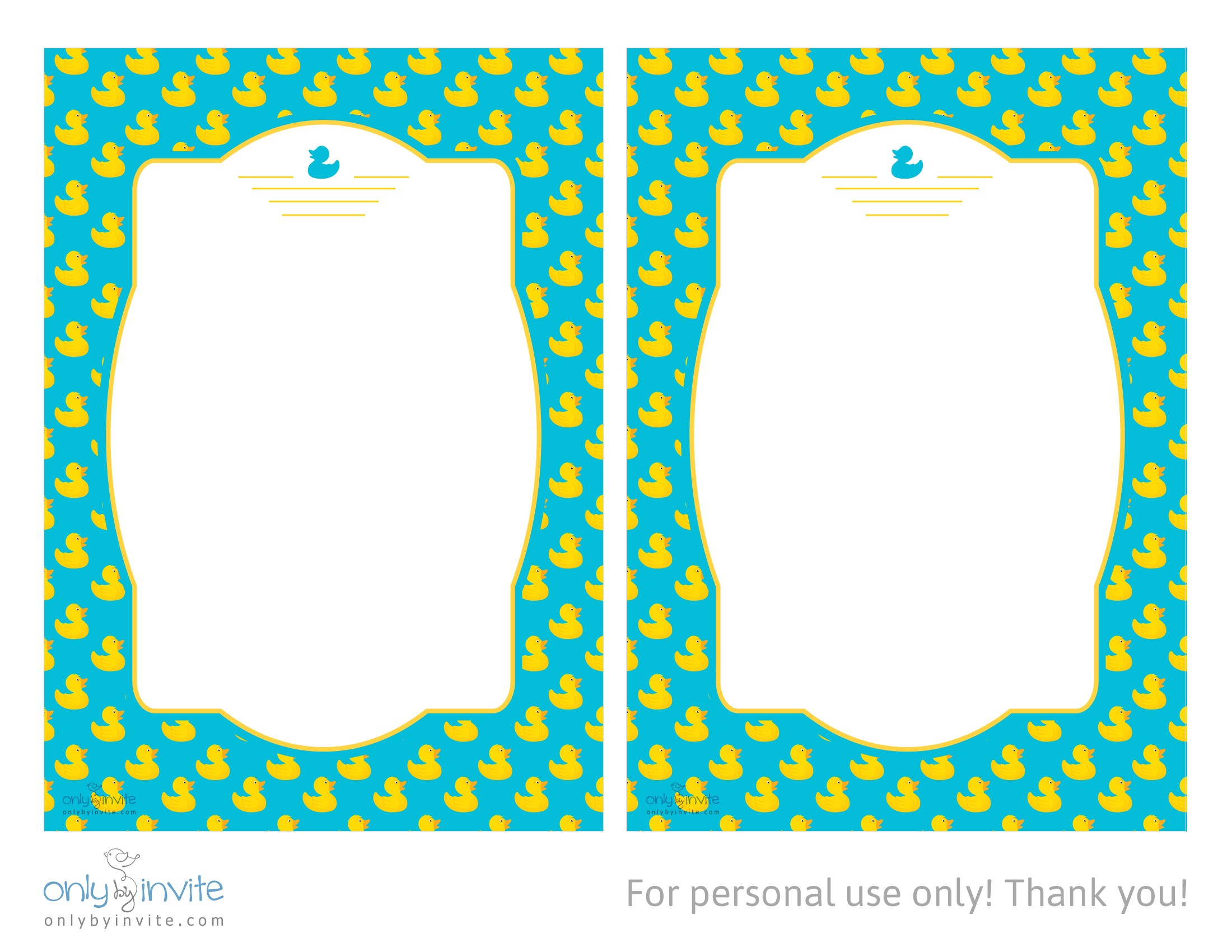 Free Printable Rubber Ducky Baby Shower Invitations Duck Baby Shower Invitations Template