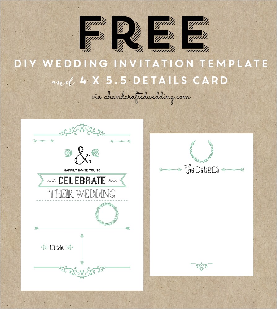 Free Printable Rustic Bridal Shower Invitation Templates Free Rustic Wedding Invitation Templates