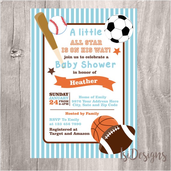 Free Printable Sports themed Baby Shower Invitations Baby Shower Invitation Sports themed Printable Blue Baby Free Printable Sports themed Baby Shower Invitations Baby Shower Invitation Sports themed Printable Blue Baby