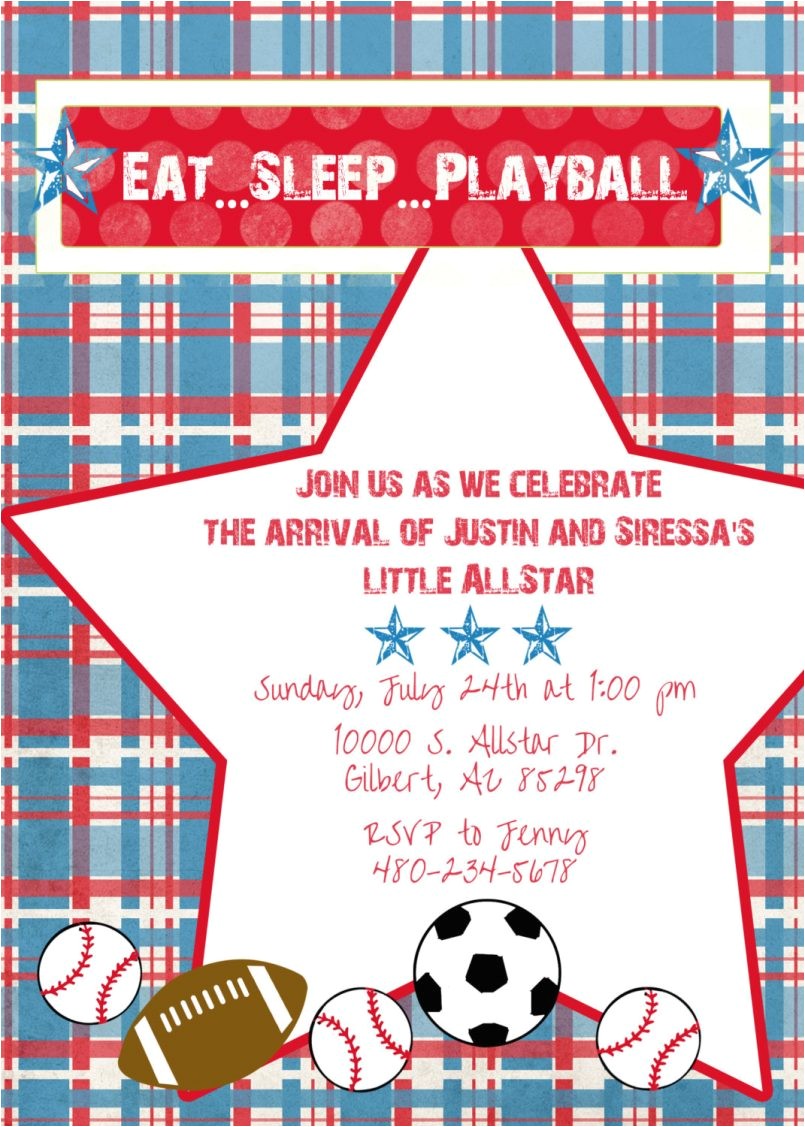 Free Printable Sports themed Baby Shower Invitations themes Free Printable Wording for Sports themed Baby Show Free Printable Sports themed Baby Shower Invitations themes Free Printable Wording for Sports themed Baby Show