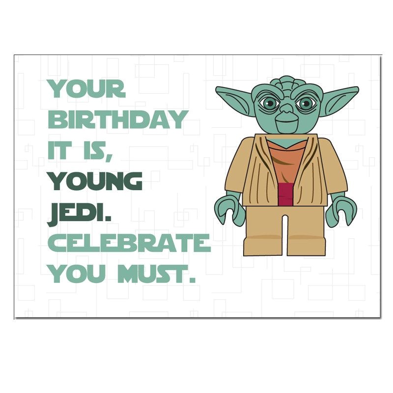 Free Printable Yoda Birthday Invitations Lego Star Wars Yoda Birthday Card by Designedbywink On Free Printable Yoda Birthday Invitations Lego Star Wars Yoda Birthday Card by Designedbywink On