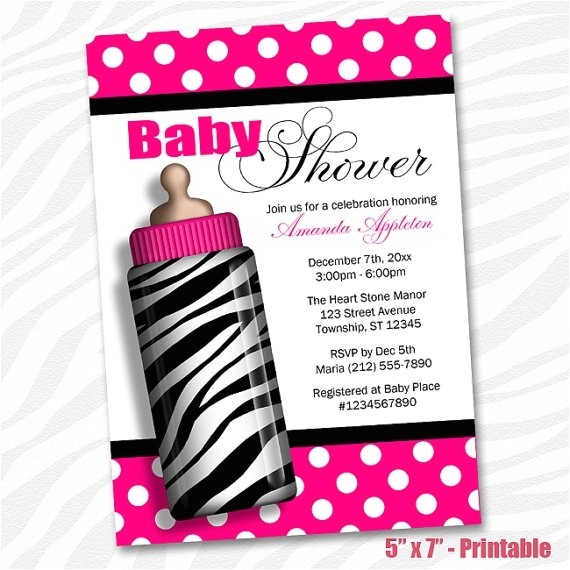 Free Printable Zebra Print Baby Shower Invitations Free Printable Zebra Baby Shower Invitations Cobypic