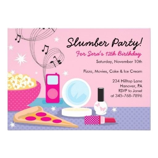 Free Slumber Party Invitations Sleepover Party Invitations Templates Free