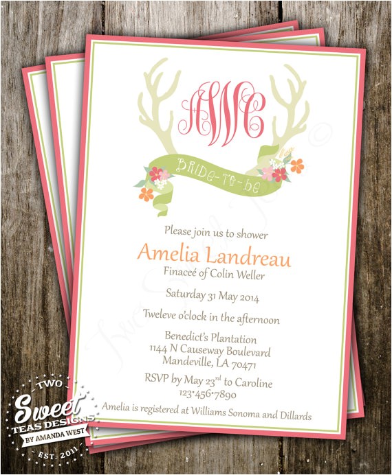 French Country Bridal Shower Invitations Vintage Shabby Chic French Country Shower Baby by 2sweetteas