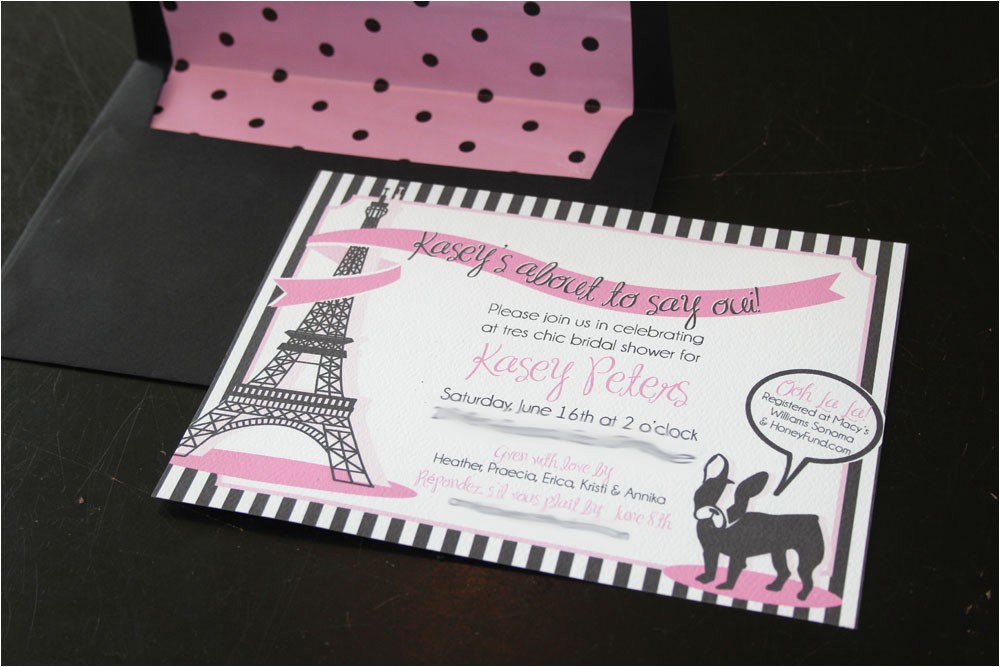 French Inspired Bridal Shower Invitations Bridal Shower French theme Cakes Likes A Party