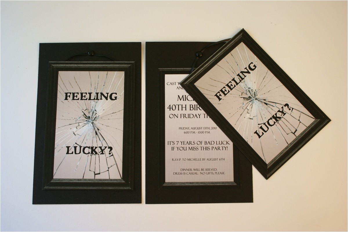 Friday the 13th Birthday Party Invitations Friday the 13th Party Invitation Chica and Jo