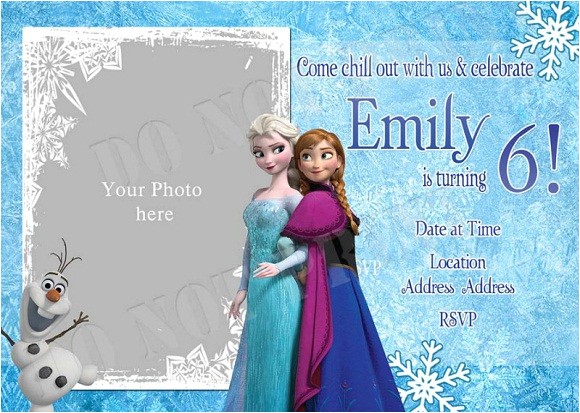 Frozen Birthday Invitation Template Elsa Frozen Birthday Party Invitation Ideas – Bagvania