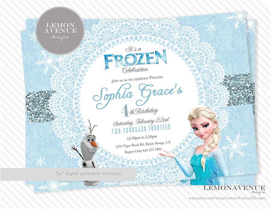 Frozen Electronic Birthday Invitation Frozen Party Invitation Ideas Inexpensive Braesd Com
