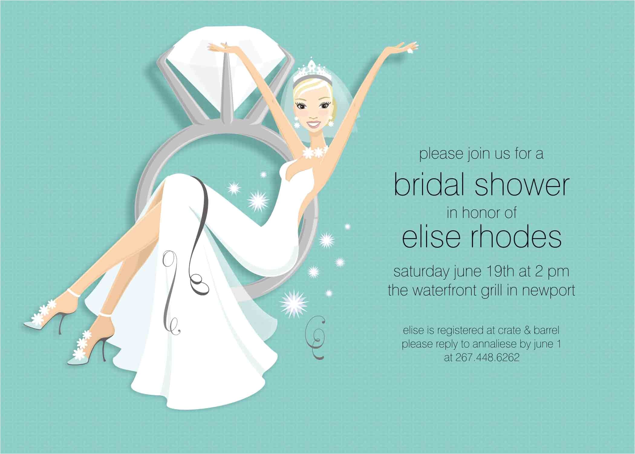 Fun Bridal Shower Invitation Templates Wedding Shower Invitation Sample