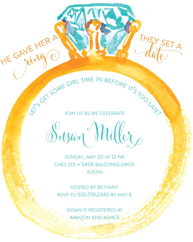 Fun Wording for Bridal Shower Invitations Bridal Shower Invitation Wording Ideas and Etiquette
