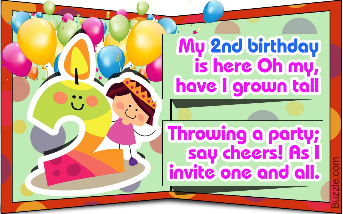 Funny 2nd Birthday Invitation Wording Second Birthday Invitation Wordings that are Cute and Funny