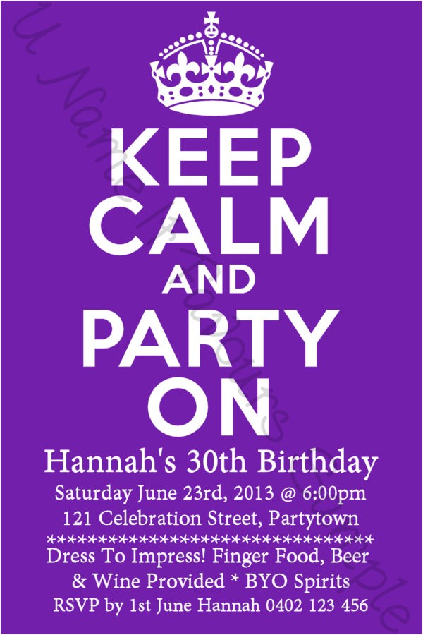 Funny 30th Birthday Invitation Wording Ideas 30th Birthday Invitations Ideas – Bagvania Free Printable