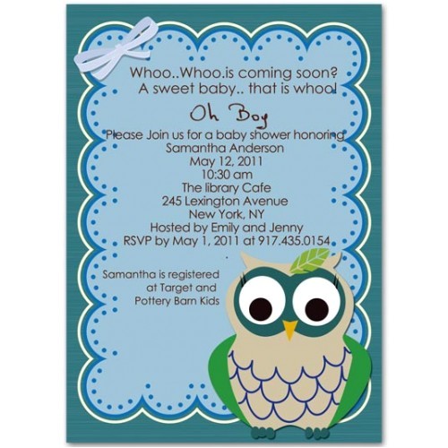 Funny Baby Shower Invite Wording Funny and Adorable Owl Baby Shower Invitations Bs221