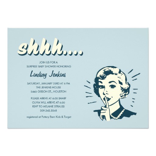 Funny Baby Shower Invite Wording Surprise Baby Shower Invitation Wording to Have An Amazing