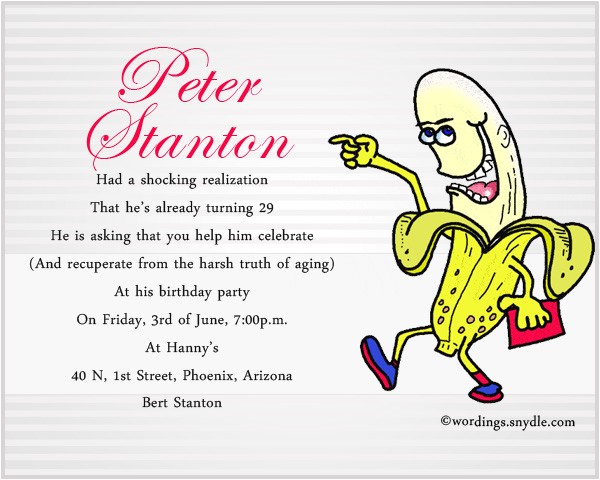 Funny Birthday Invitation Wording Funny Birthday Party Invitation Wording Wordings and