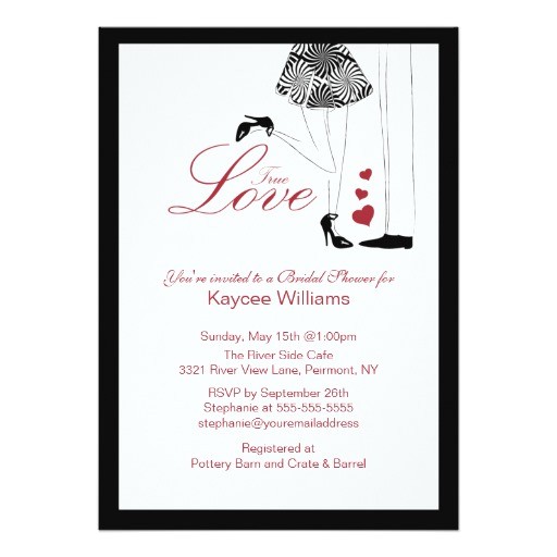 Funny Bridal Shower Invites Fun True Love Bridal Shower Invitation