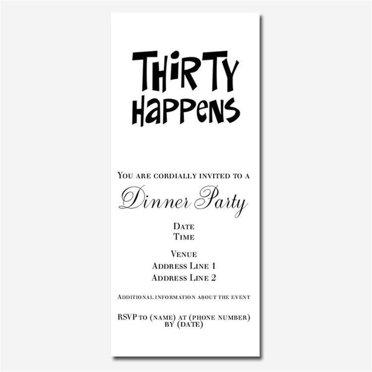 Funny Invitations for 30th Birthday Party Funny 30th Birthday Invitations for Funny 30th Birthday