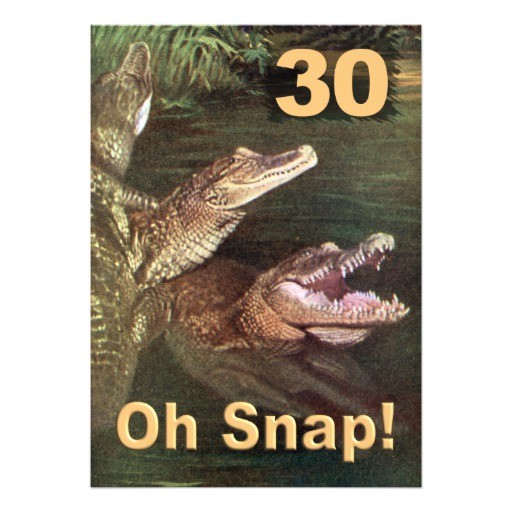 Funny Invitations for 30th Birthday Party Funny 30th Birthday Party Invitations 13 Cm X 18 Cm