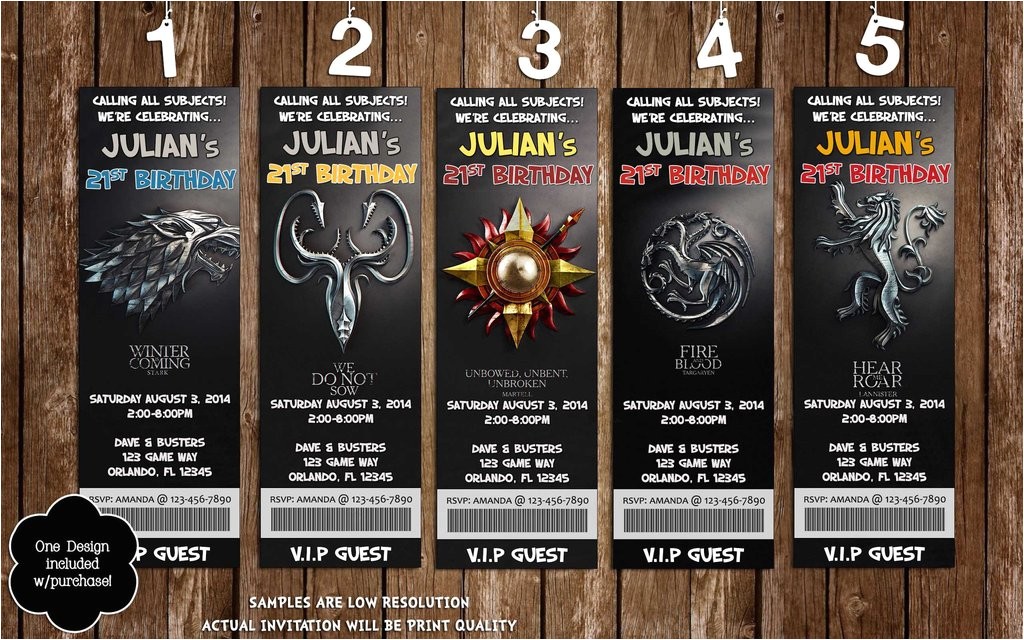 Game Of Thrones Birthday Invitation Template Novel Concept Designs Game Of Thrones Birthday Ticket
