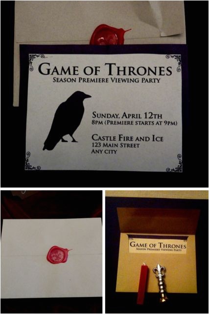 Game Of Thrones Viewing Party Invitations 23 Best Me Val Dinner Images On Pinterest