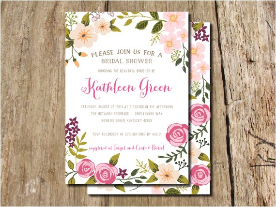 Garden Party Bridal Shower Invitation Wording Garden Party Hand Drawn Floral Frame Bridal Shower Garden Party Bridal Shower Invitation Wording Garden Party Hand Drawn Floral Frame Bridal Shower