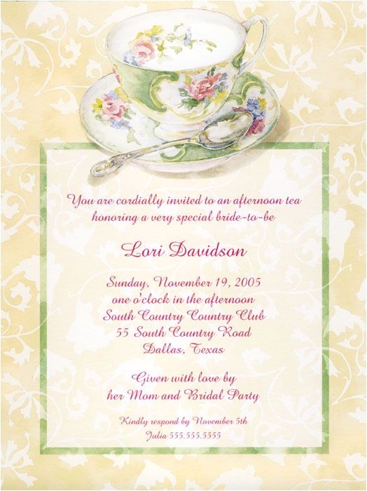 Garden Tea Party Invitation Ideas Garden Tea Party Invitations Tea Party Invitation