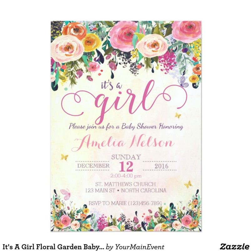 Garden themed Baby Shower Invitations Colors Garden Baby Shower Invitation Wording Also and