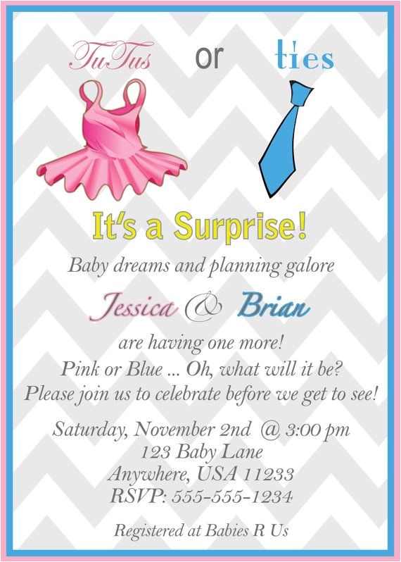 Gender Neutral Baby Shower Invitations Wording Gender Neutral Baby Shower Invitation Digital File by