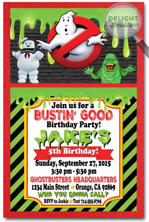 Ghostbusters Party Invitations Template Ghostbusters Favor Tags [di 314ft] Ministry Greetings