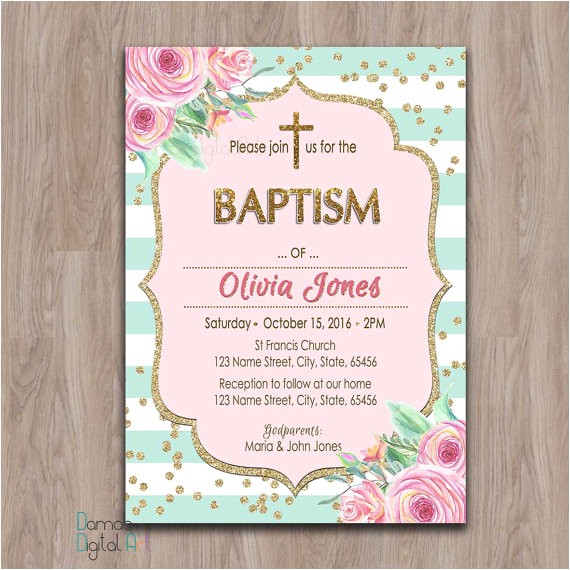 Girl Baptism Invitations Free Printable Baptism Invitation Girl Printable Girl Baptism Invitation