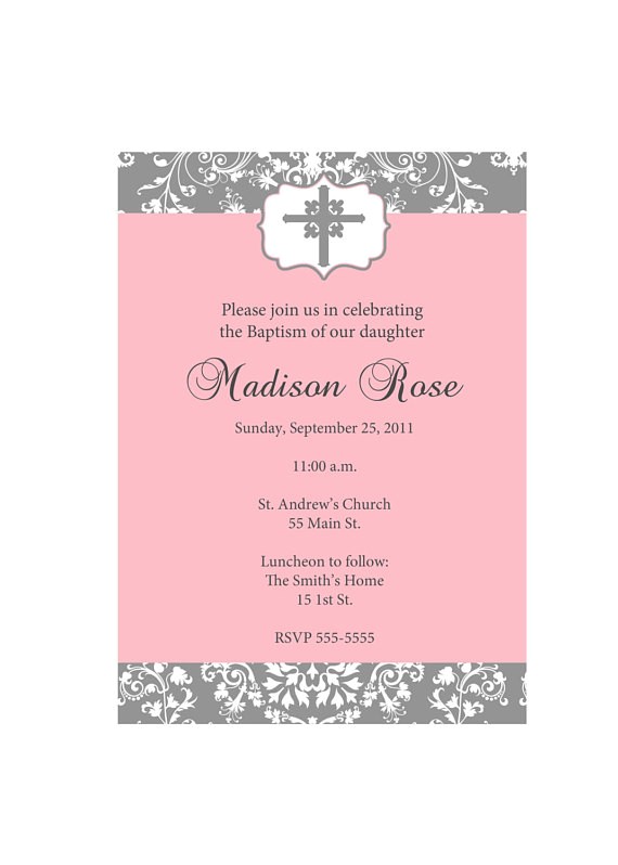 Girl Baptism Invitations Free Printable Boy Girl Baptism Invitation Printable by Simply Printable