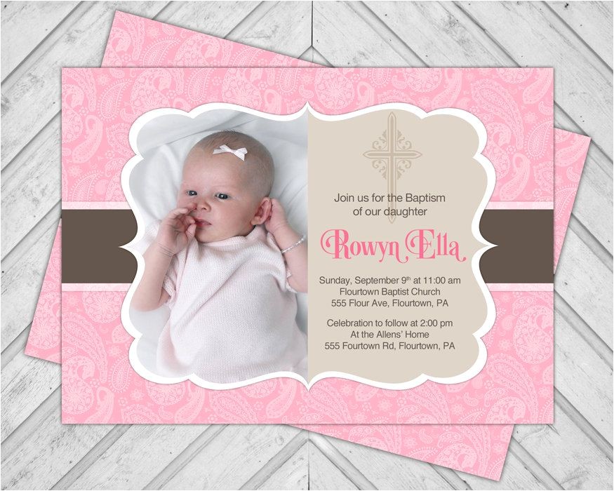 Girl Baptism Invitations Free Printable Girl Baptism Invitations Girl Baptism Invitations Card