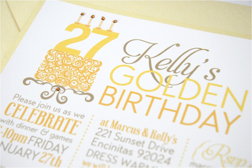 Golden Birthday Invitations Kids Golden Birthday Invitations Golden Birthday Invitations by