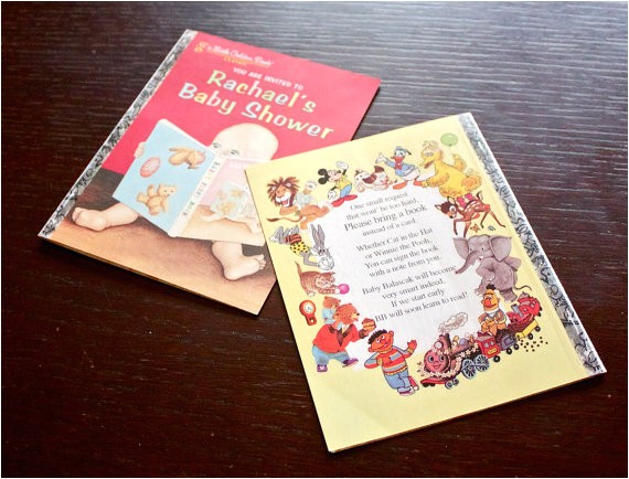 Golden Book Baby Shower Invitations Baby Shower Invitation Little Golden Book Inspired