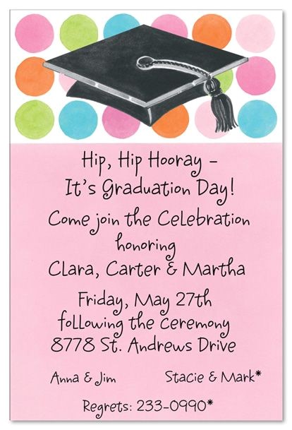 Graduation Party Invitations Wording Graduation Party Wording