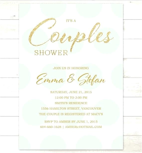 Green Bridal Shower Invitation Wording Couple Shower Invitations Couple Cheap Couple Baby Shower