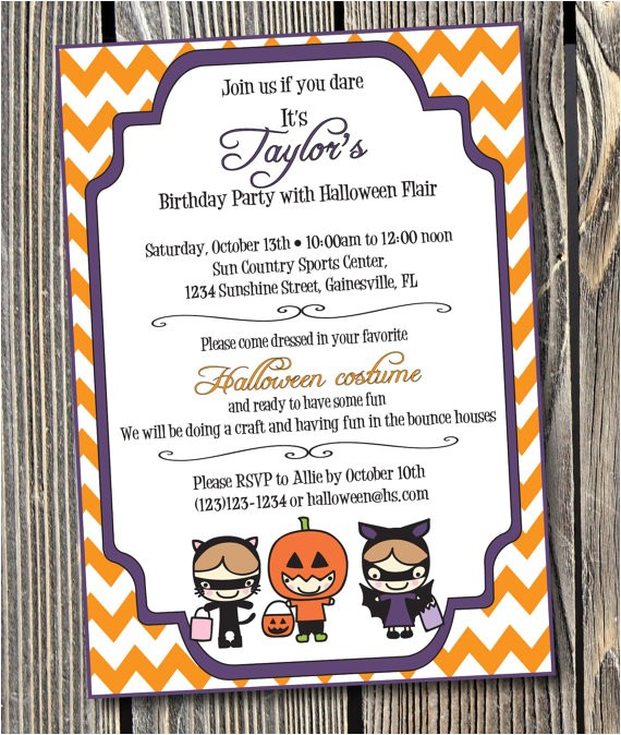 Halloween Birthday Party Custom Invitations Inspiration Studio 39 S Vendor Listing Catch My Party