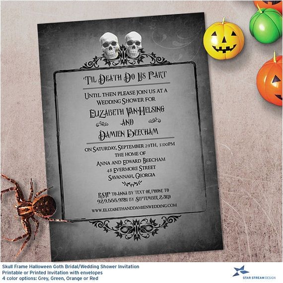 Halloween Bridal Shower Invitations Best 20 Halloween Bridal Showers Ideas On Pinterest