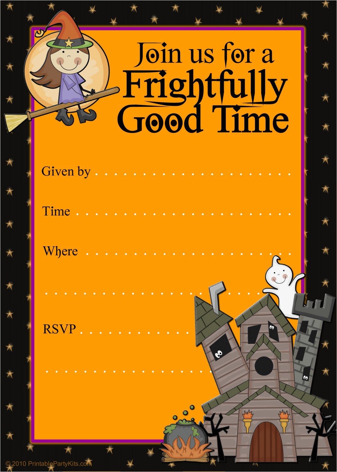 Halloween Party Invite Template Free Halloween Flyer Invitations Printable