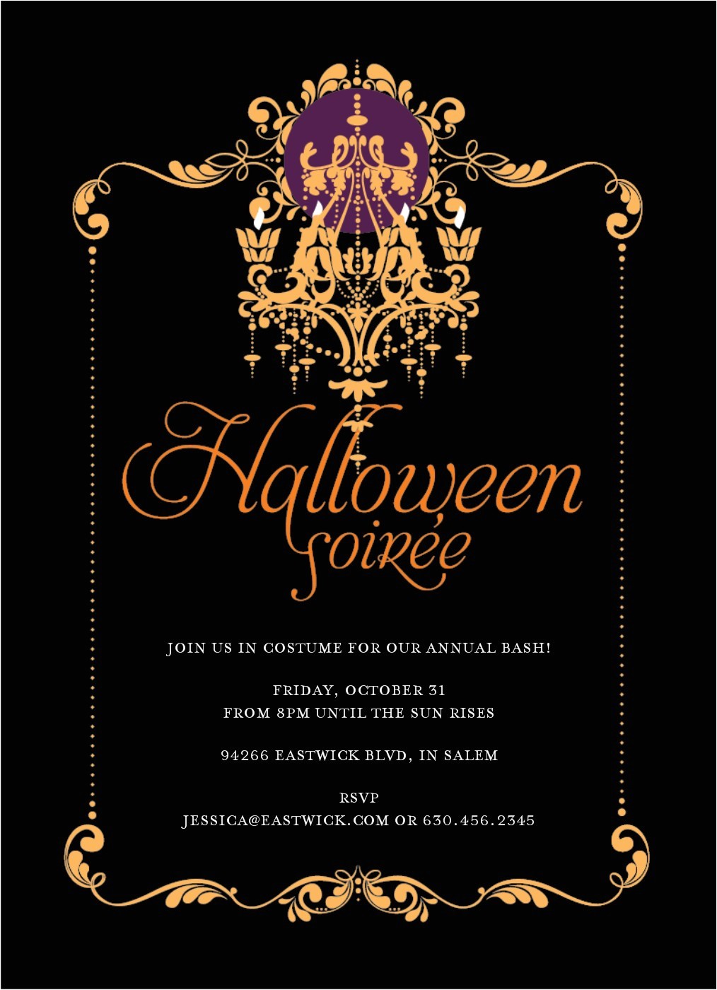Halloween Party Invite Template Halloween Party Invitations Templates