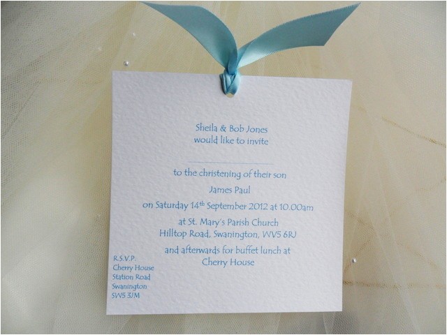 Handmade Baptism Invitations Uk Handmade Chantilly Christening Invitations and Baptism