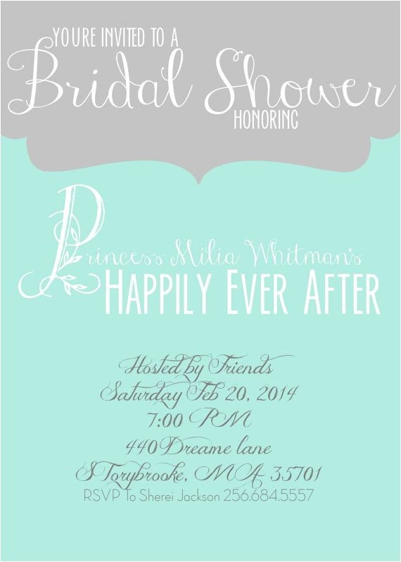 Happily Ever after Bridal Shower Invitations 17 Best Images About Wedding Shower On Pinterest