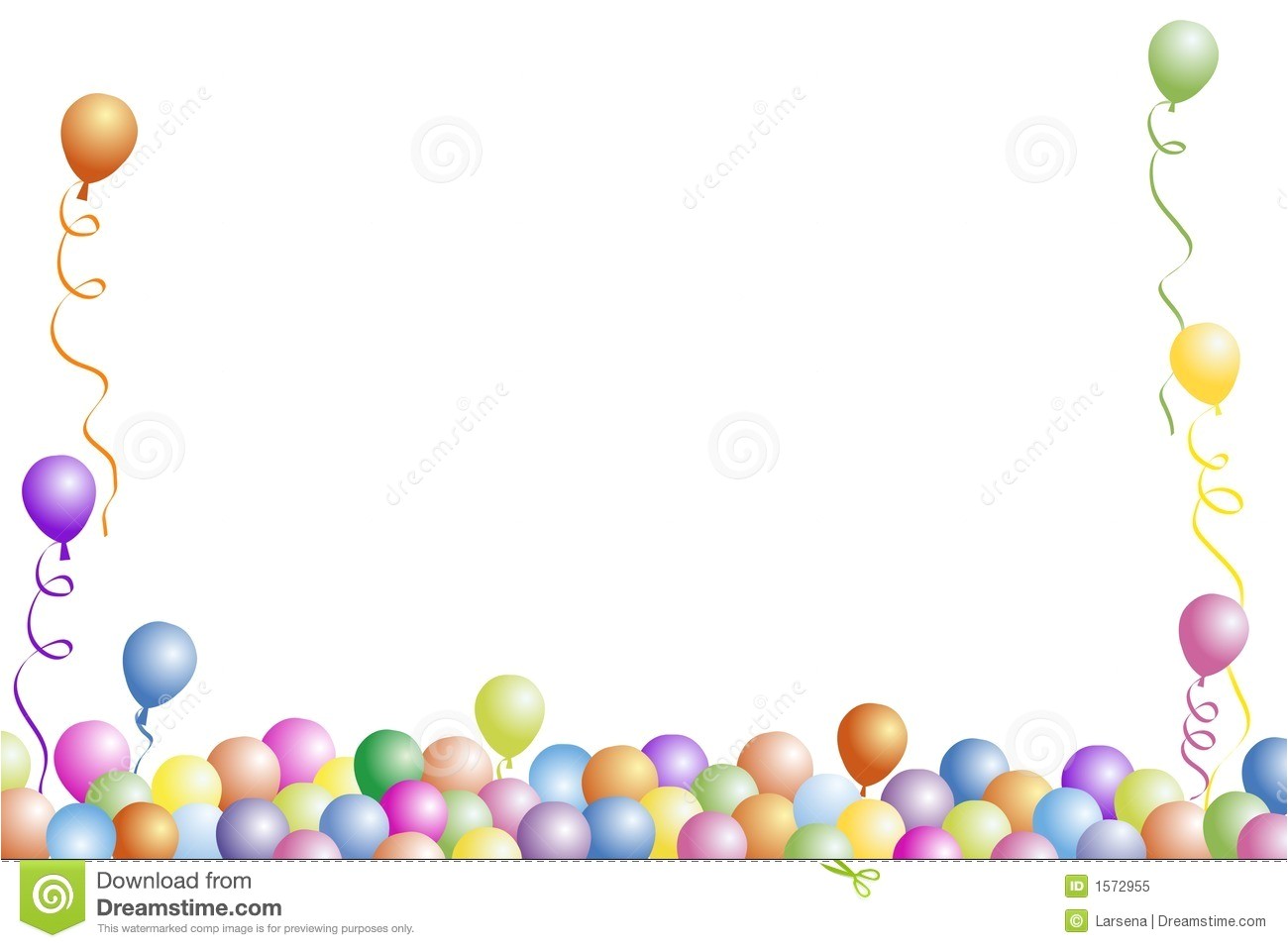 Happy Birthday Invitation Frames Birthday Party Frame Stock Image Image Of Birth